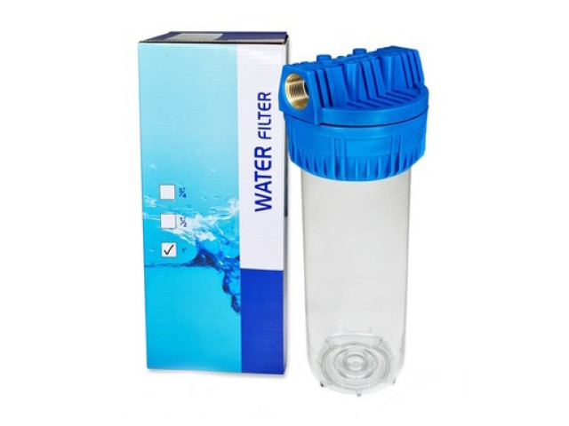 WATERFILTER Priehľadný filter 1/2" SX 10" na vodovodné potrubie